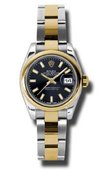 Rolex Часы Rolex Datejust Ladies 179163 bkso  26mm Steel and Yellow Gold