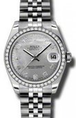 Rolex Часы Rolex Datejust 178384 wgdmdaj 31mm Steel and White Gold