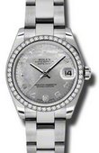 Rolex Часы Rolex Datejust 178384 wgdmdao 31mm Steel and White Gold