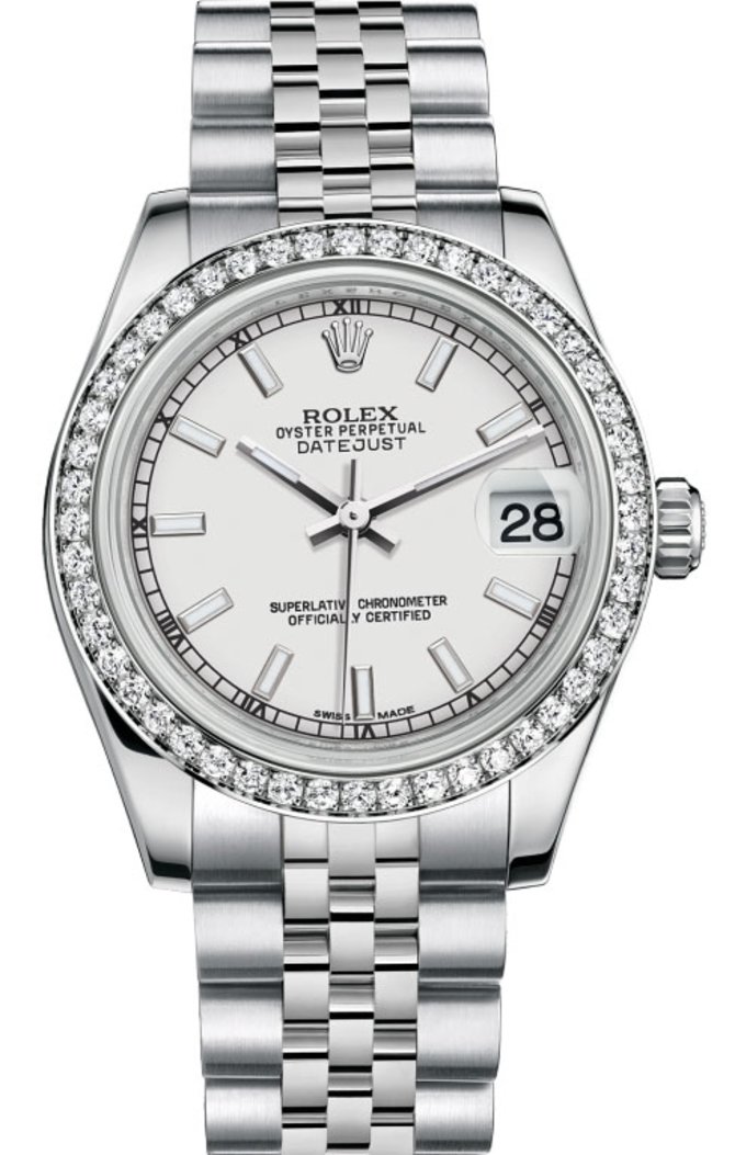 Rolex 178384 wij Datejust 31mm Steel and White Gold