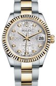 Rolex Datejust 178273 sjdo 31mm Steel and Yellow Gold