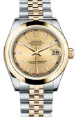 Rolex Datejust 178243 chij 31mm Steel and Yellow Gold