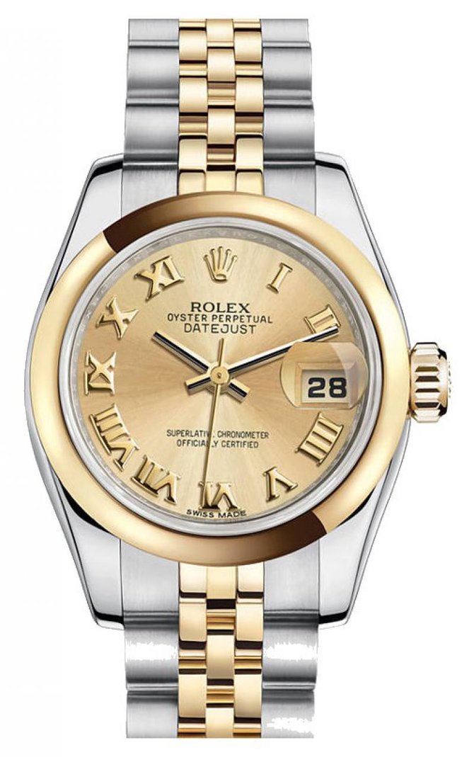 Rolex 179163 chrj Datejust Ladies 26mm Steel and Yellow Gold - фото 1