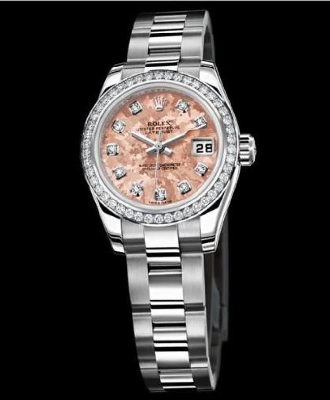 Rolex 179384 pgcdj Datejust Ladies  26mm Steel and White Gold - фото 4