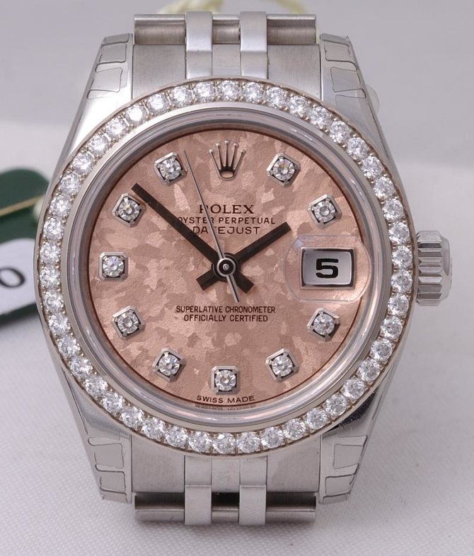 Rolex 179384 pgcdj Datejust Ladies  26mm Steel and White Gold - фото 6