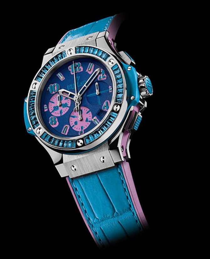 Hublot 341.SL.5199.LR.1907.POP14 Big Bang 41mm Ladies Pop Art Steel Blue - фото 2