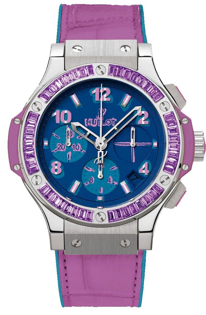 Hublot 341.SV.5199.LR.1905.POP14 Big Bang 41mm Ladies Pop Art Steel Purple - фото 1