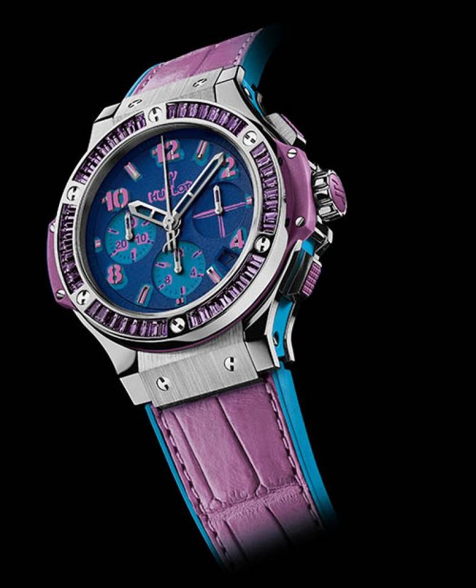 Hublot 341.SV.5199.LR.1905.POP14 Big Bang 41mm Ladies Pop Art Steel Purple - фото 2