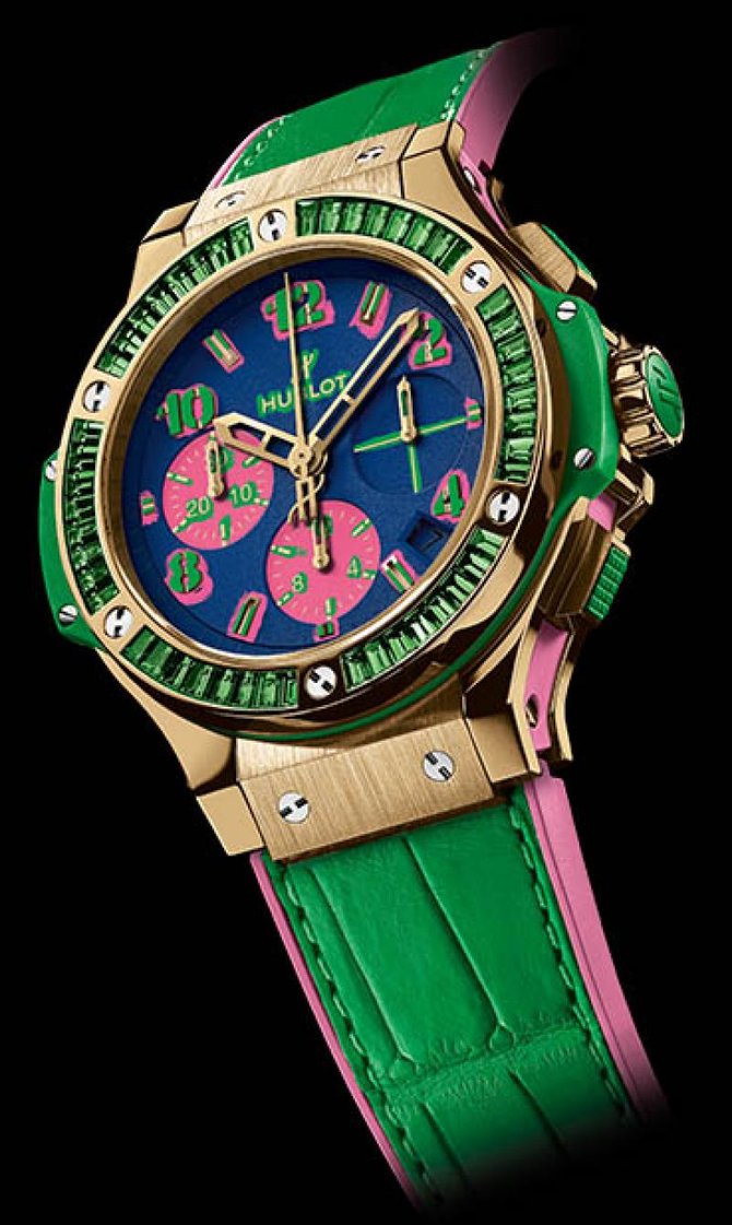 Hublot 341.VG.5199.LR.1922.POP14 Big Bang 41mm Ladies Pop Art Yellow Gold Apple - фото 2