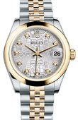 Rolex Datejust 178243 sjdj 31mm Steel and Yellow Gold