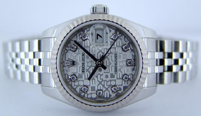 Rolex 179174 sjdj Datejust Ladies 26mm Steel and White Gold - фото 5