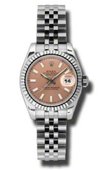 Rolex Datejust Ladies 179174 psj 26mm Steel and White Gold