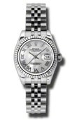 Rolex Datejust Ladies 179174 mrj 26mm Steel and White Gold