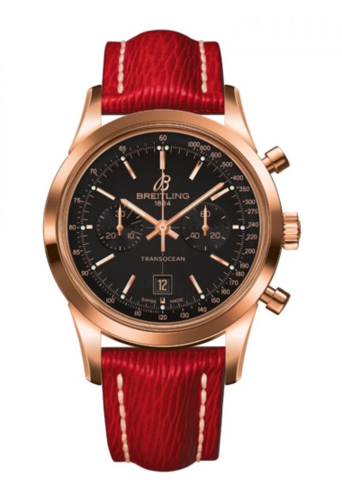 Breitling R4131012/BC07/219X/R18BA.1 Transocean CHRONOGRAPH 38