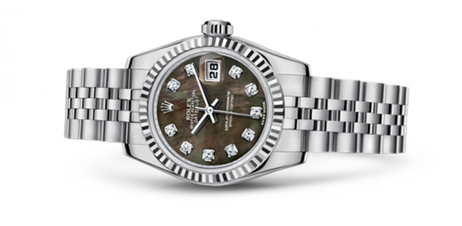 Rolex 179174 dkmdj Datejust Ladies 26mm Steel and White Gold - фото 3