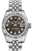 Rolex Datejust Ladies 179174 dkmdj 26mm Steel and White Gold