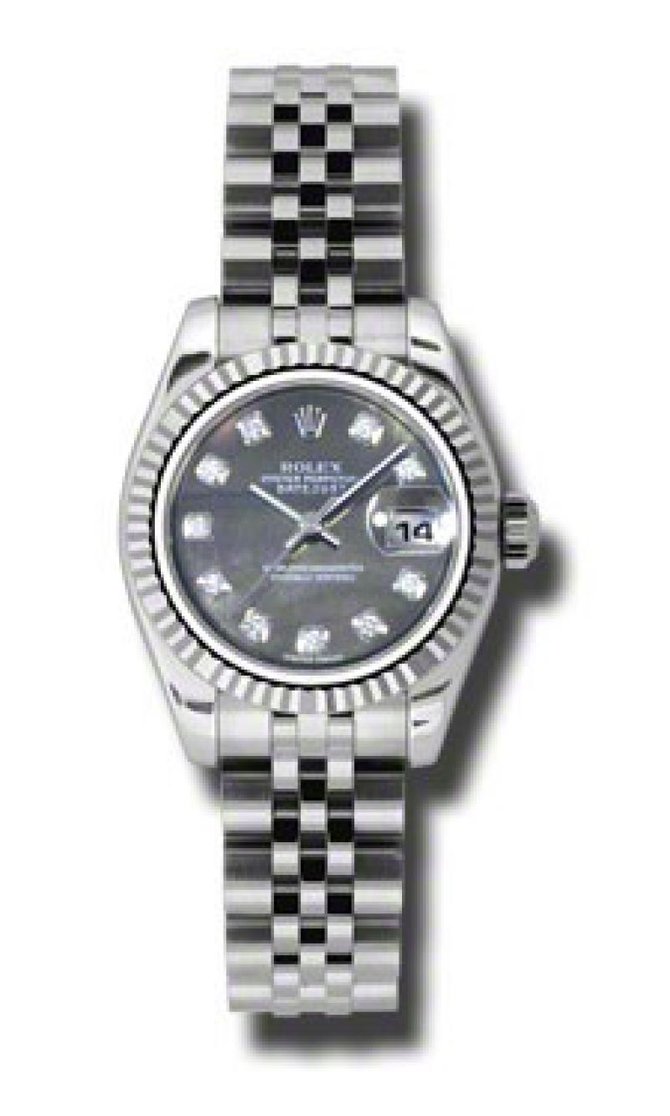 Rolex 179174 dkmdj Datejust Ladies 26mm Steel and White Gold - фото 2