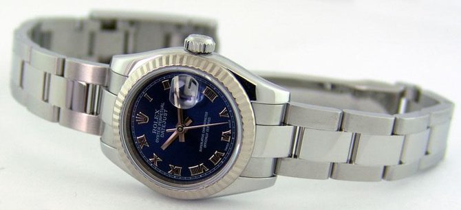 Rolex 179174 blro Datejust Ladies 26mm Steel and White Gold - фото 5