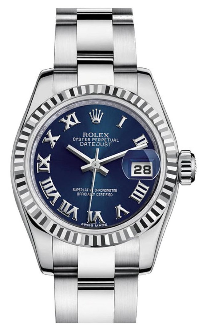 Rolex 179174 blro Datejust Ladies 26mm Steel and White Gold - фото 1