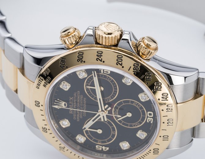 Rolex 116523 black diamonds Daytona Cosmograph - фото 3