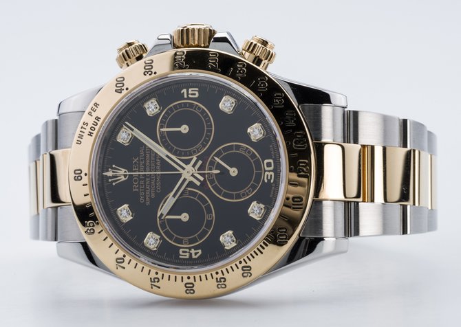 Rolex 116523 black diamonds Daytona Cosmograph - фото 4