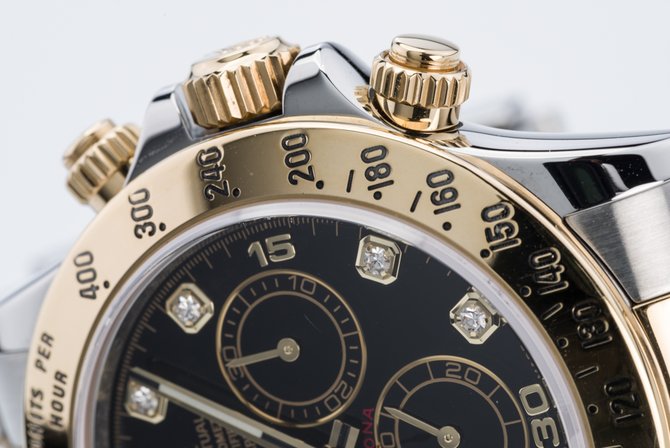 Rolex 116523 black diamonds Daytona Cosmograph - фото 7