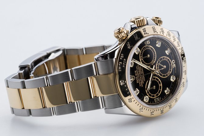 Rolex 116523 black diamonds Daytona Cosmograph - фото 8