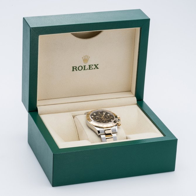 Rolex 116523 black diamonds Daytona Cosmograph - фото 10