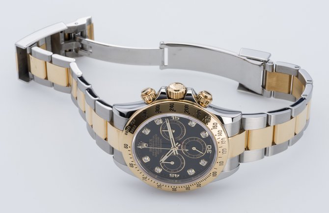 Rolex 116523 black diamonds Daytona Cosmograph - фото 11