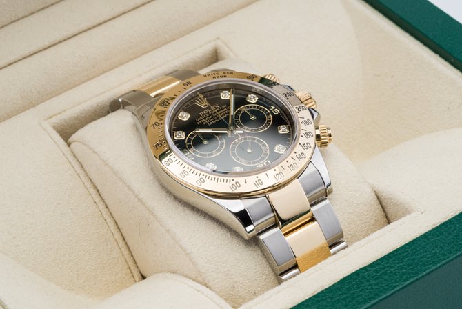 Rolex 116523 black diamonds Daytona Cosmograph - фото 12