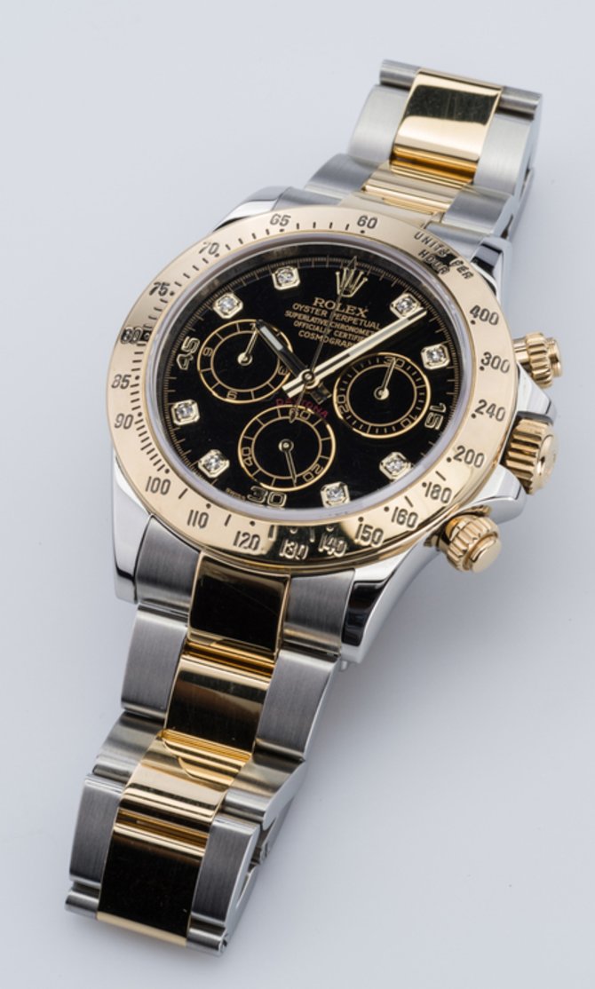 Rolex 116523 black diamonds Daytona Cosmograph - фото 13