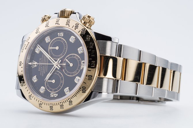 Rolex 116523 black diamonds Daytona Cosmograph - фото 15