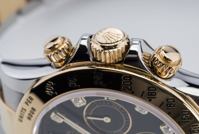 Rolex 116523 black diamonds Daytona Cosmograph - фото 16