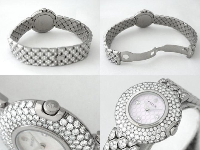 Rolex 6221-9 Cellini Orchid White Gold - фото 3