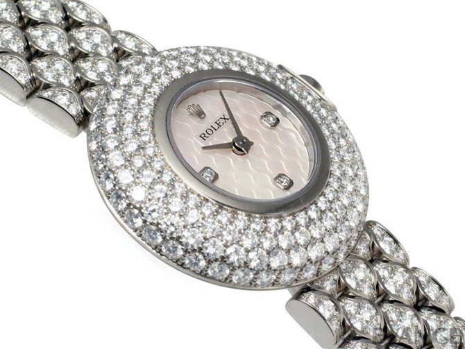 Rolex 6221-9 Cellini Orchid White Gold - фото 4