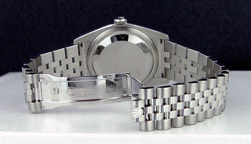 116200 blue Rolex Steel Datejust