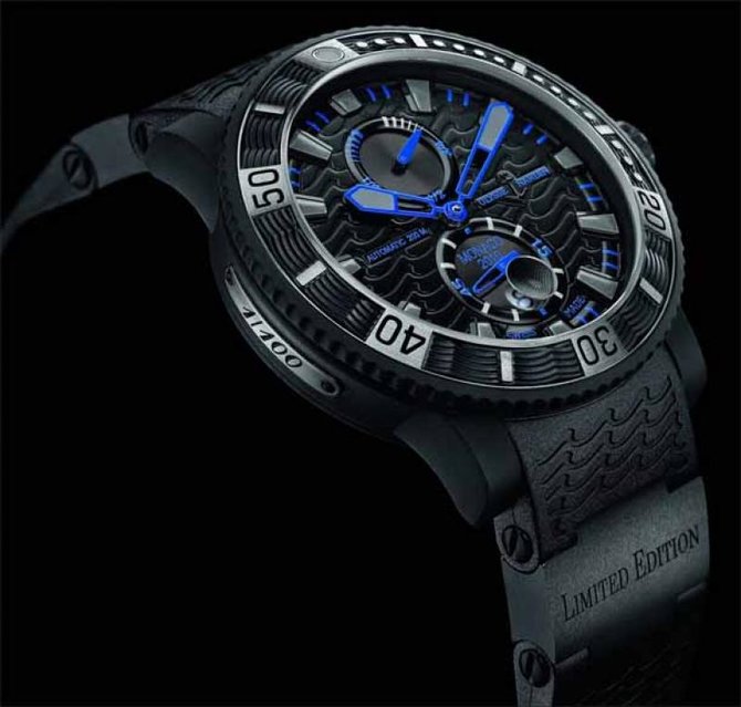 Ulysse Nardin 263-93-3/MON Maxi Marine Diver  Ulysse Nardin Monaco 2010 Limited Edition 100 - фото 3