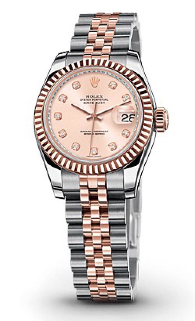Rolex 179171 Pink MOP D Datejust Ladies 26mm Steel and Everose Gold - фото 2