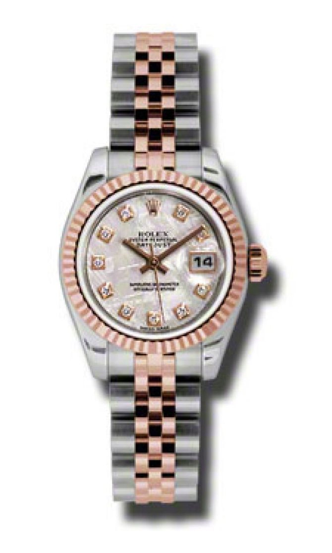Rolex 179171 Metheorite D Datejust Ladies 26mm Steel and Everose Gold - фото 2