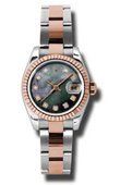 Rolex Datejust Ladies 179171 dkmdo 26mm Steel and Everose Gold