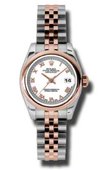 Rolex Datejust Ladies 179161 wrj 26mm Steel and Everose Gold