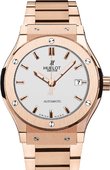 Hublot Часы Hublot Classic Fusion 511.OX.2610.OX King Gold Opalin