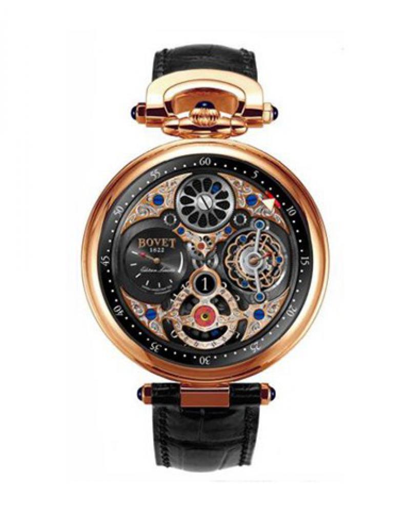 AIHS501 Bovet Fleurier 47 5-Day Tourbillon Jumping Hours Grandes complication