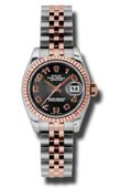 Rolex Datejust Ladies 179171 bkcaj  26mm Steel and Everose Gold