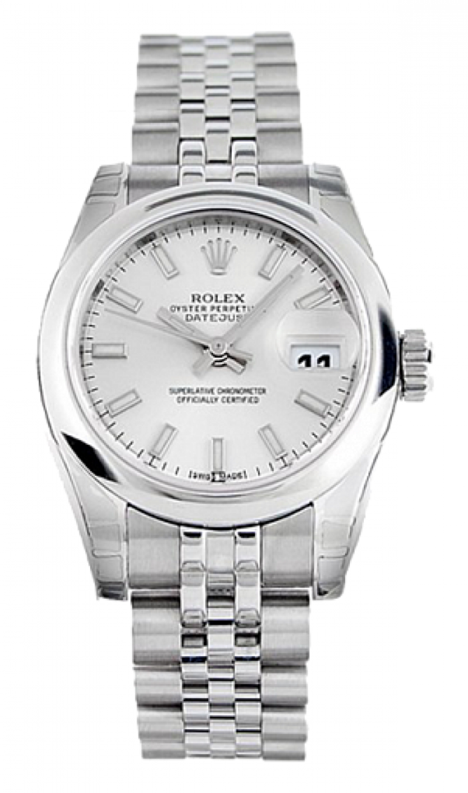Rolex 179160 White Datejust Ladies 26mm Steel - фото 2