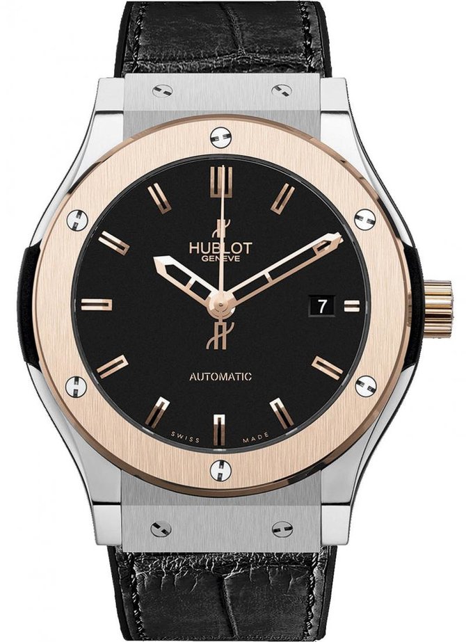 Hublot 565.NO.1180.LR Classic Fusion Titanium King Gold