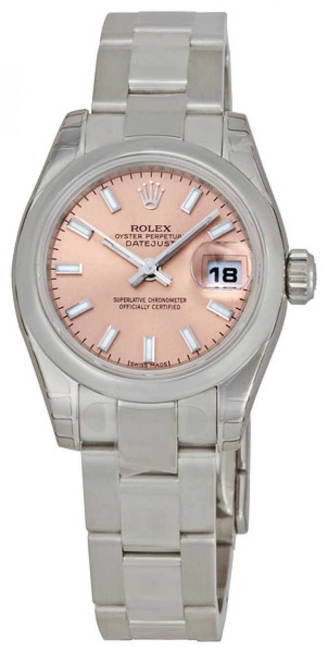 Rolex 179160 Pink Datejust Ladies 26mm Steel - фото 2