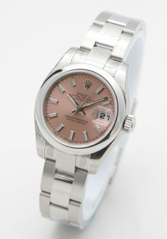 Rolex 179160 Pink Datejust Ladies 26mm Steel - фото 3
