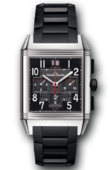 Jaeger LeCoultre Reverso 701867P Chronograph GMT Black