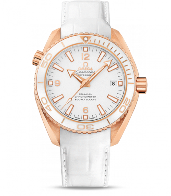 Omega 232.63.42.21.04.001 Seamaster Ladies Planet Ocean 600M Ceragold White Planet St. Moritz - фото 1